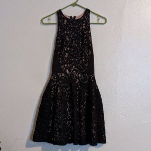 Fit and flare lace dress